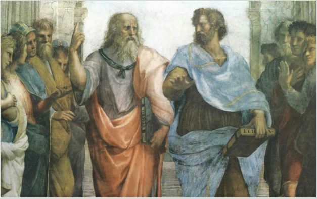 Excerpt from Raphael's painting, "School of Athens."