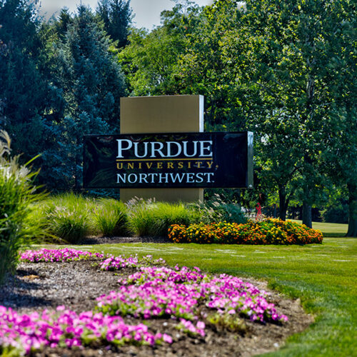 PNW Westville Campus sign