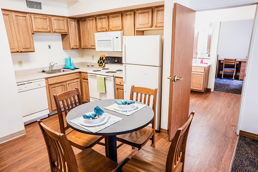 A kitchen in PNW housing