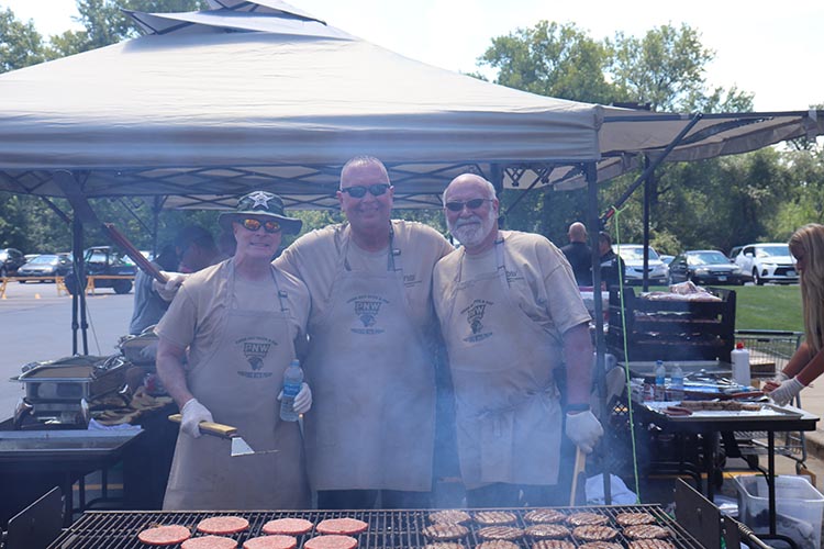 Cookout with a Cop event with the University Police department.