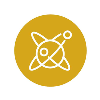 An illustration of an atom