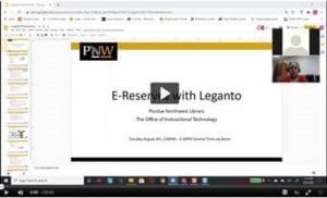 Screenshot of Leganto Demo Video