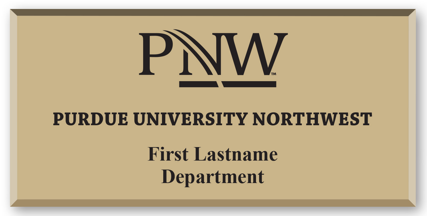 Sample PNW name badge