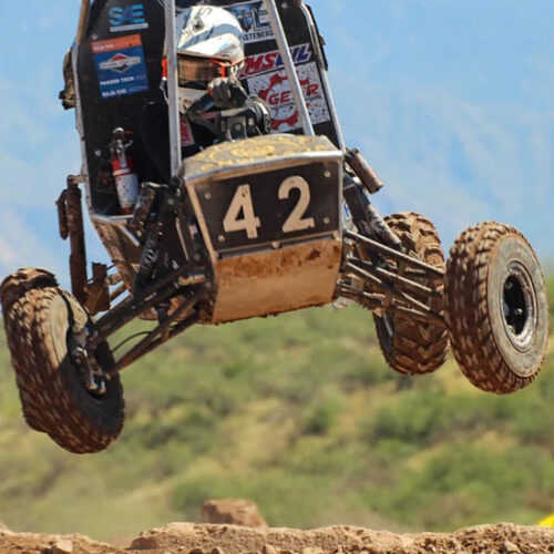 PNW Baja car jumps at competition in Arizona