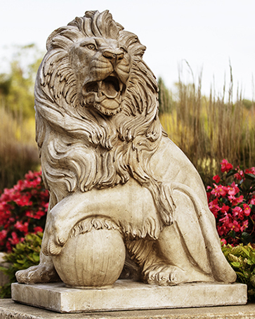 A lion statue on the Westville Campus