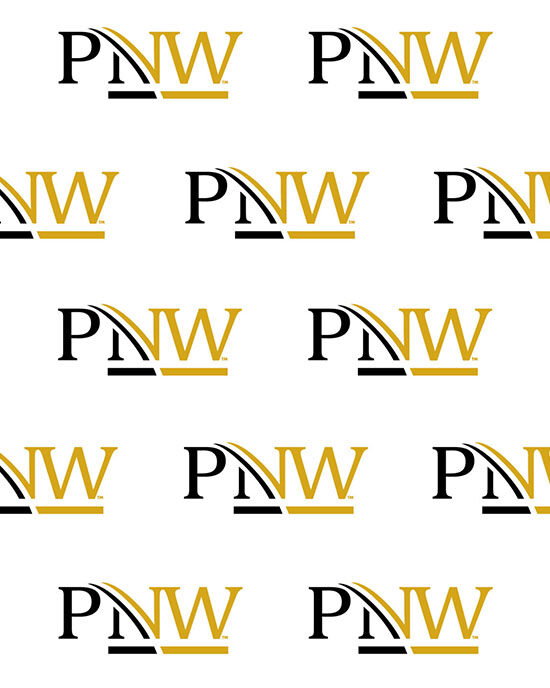 The PNW logo repeated in a vertical grid