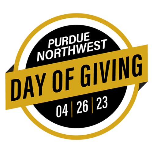Logo: Purdue Northwest Day of Giving 4/26/23