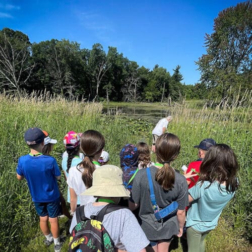 Students attend a STEM camp at Gabis