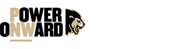 Power Onward with an illustrated lion head at right. Power Onward has "PNW" in gold.