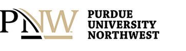 Logo: PNW Purdue University Northwest, with a double-lined swoop through the "N" in "PNW."