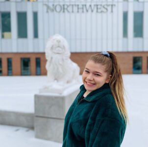 PNW student Isabella Osgood placed in the top 2.5 percent of international sales competition