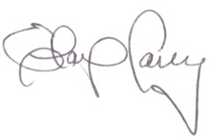Elaine Carey signature 