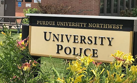 University Police sign