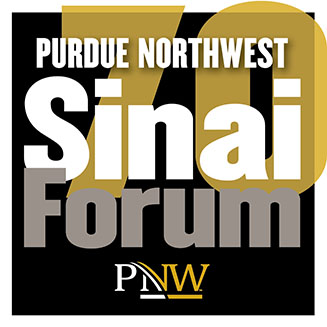 Purdue Northwest Sinai Forum 70th Anniversary Logo