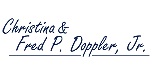 Text: Christina and Fred P. Doppler Jr.