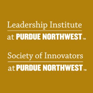 Logos: Leadership Institute at Purdue Northwest and Society of Innovators at Purdue Northwest