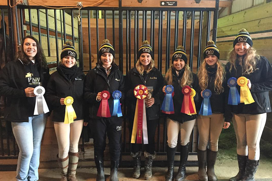 PNW's Boots and Bridles Club after a competition.