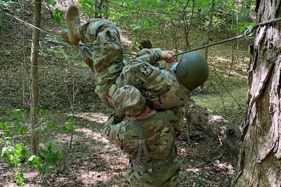 ROTC Army is pictured.