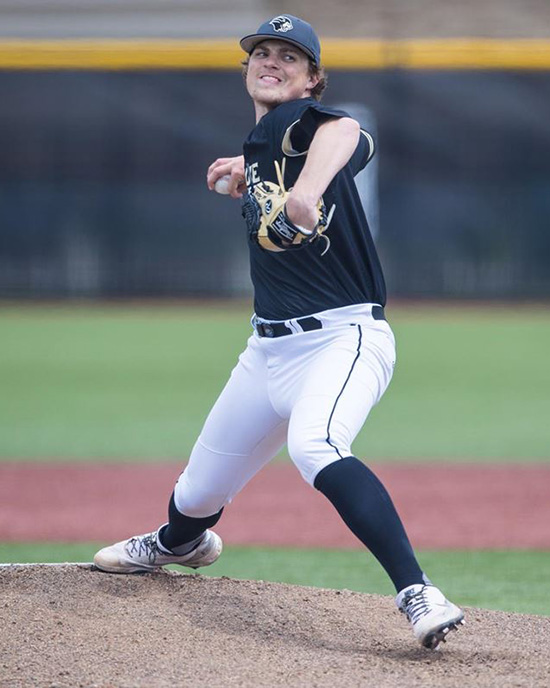 PNW Pitcher Chad Patrick on the mound