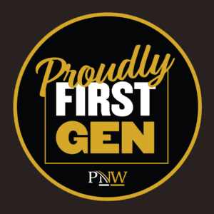 Logo: Proudly First Gen PNW