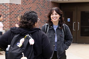 PNW students speak outdoors