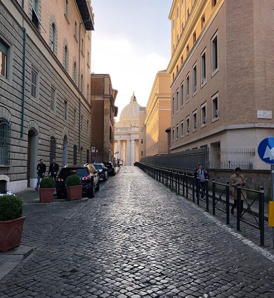 A street in Rome, taken while PNW students were abroad