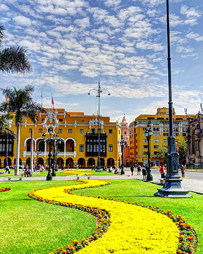 A park in Lima, Peru