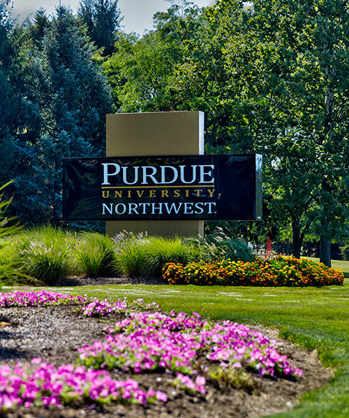 PNW Westville Campus sign