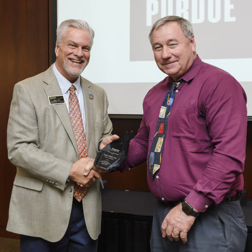 Professor of Mathematics David Feikes is the recipient of the 2019 Purdue University Christian J. Foster Award