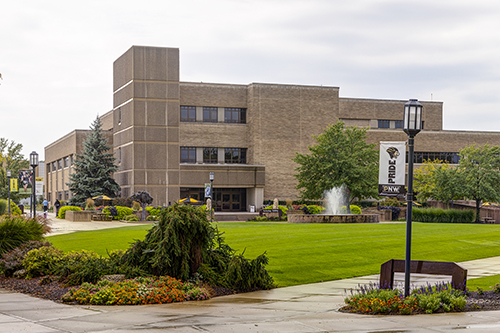 A building on PNW's Westville campus