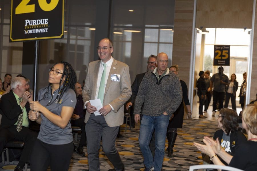 Founders Day Guests Display Their Years of Service to PNW