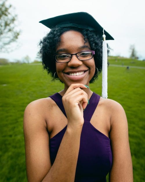 adrianna johnson grad photo