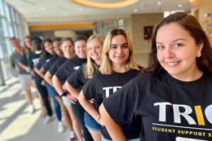 Students associated with PNW's TRIO Student Services Support