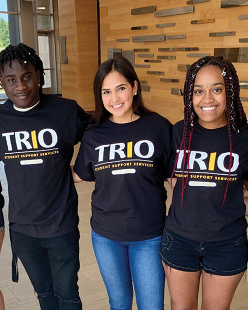 Students associated with PNW Trio Student Support Services