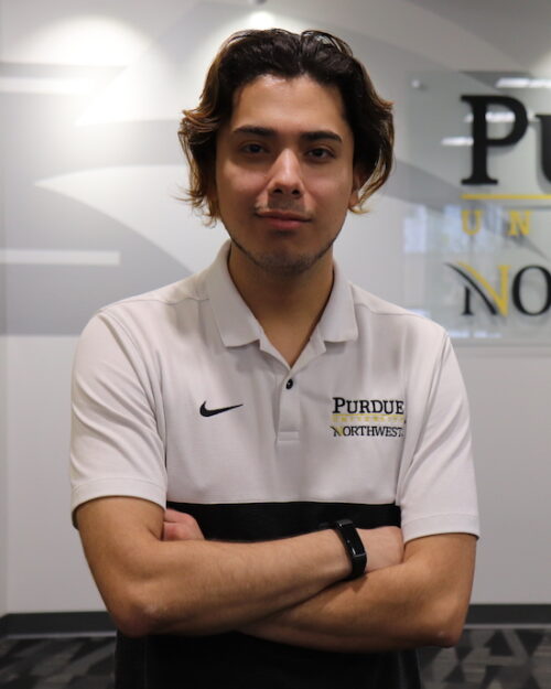 First-Generation student Hector Cabrera is pictured.