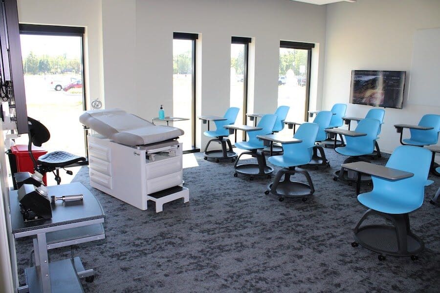 The nursing center is pictured.