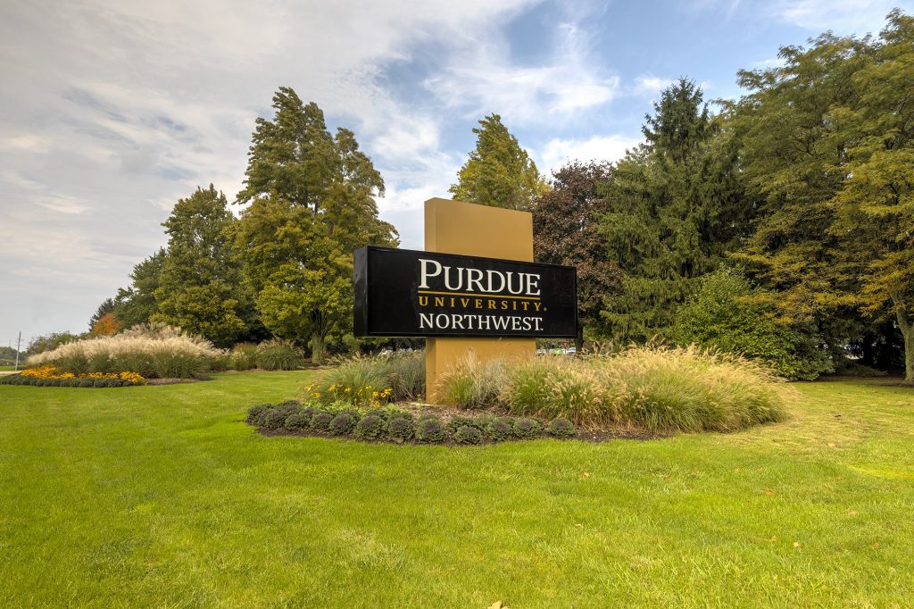 Purdue University Northwest sign at Westville