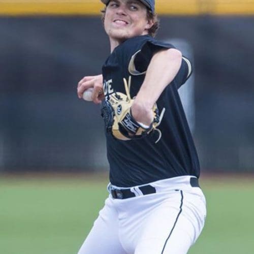 PNW Pitcher Chad Patrick throws from the mound