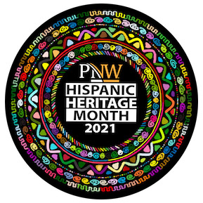 Hispanic Heritage Month logo.