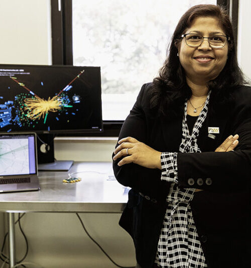 Neeti Parashar in the lab