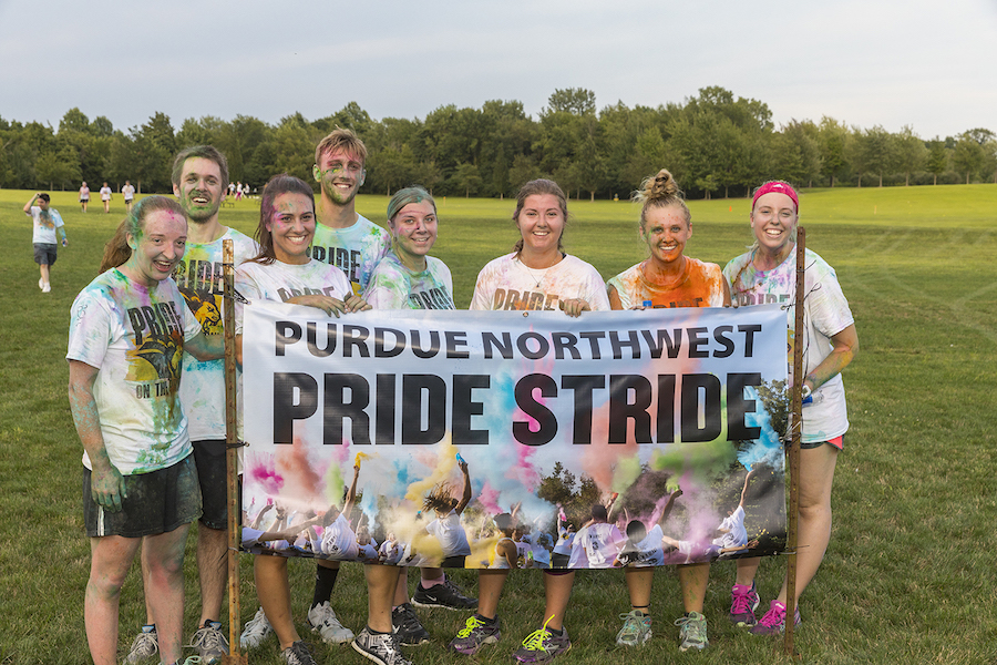 Pride Stride 2018 is pictured.
