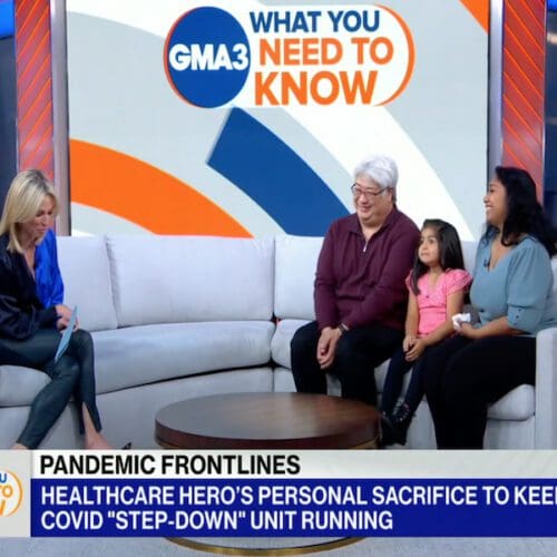 GMA segment is pictured.