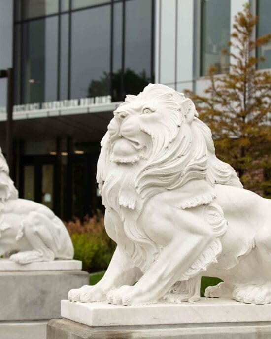 PNW Lion Statue