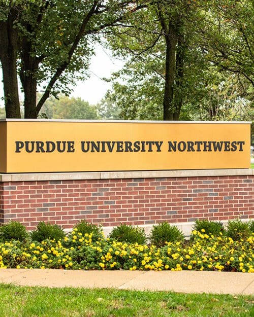 Purdue University Northwest Sign