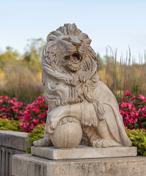 PNW Lion Statue