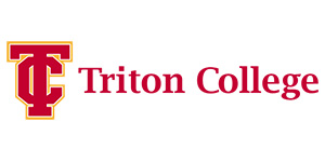 Triton College logo is pictured.