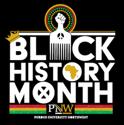Black History Month Logo is pictured.