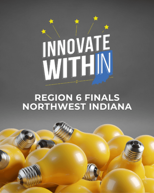 PNW and the Society of Innovators at PNW will host the Innovate WithIN Region 6 Finals during a live event in Alumni Hall at the PNW Hammond campus on Monday, April 18 from 1:30 p.m. to 5:00 p.m.