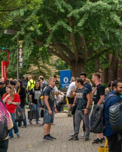 Students at the Hammond Welcome Rally