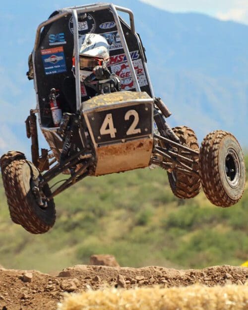 PNW Baja car jumps at competition in Arizona